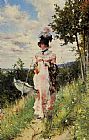 Giovanni Boldini The Summer Stroll painting